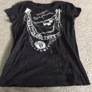 Black Vera wang t-shirt